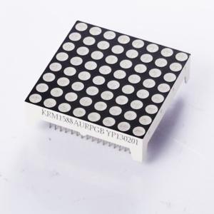 China 8x8 RGB LED Dot Matrix Display Board 38*38mm 3.7mm Diameter Indoor on sale