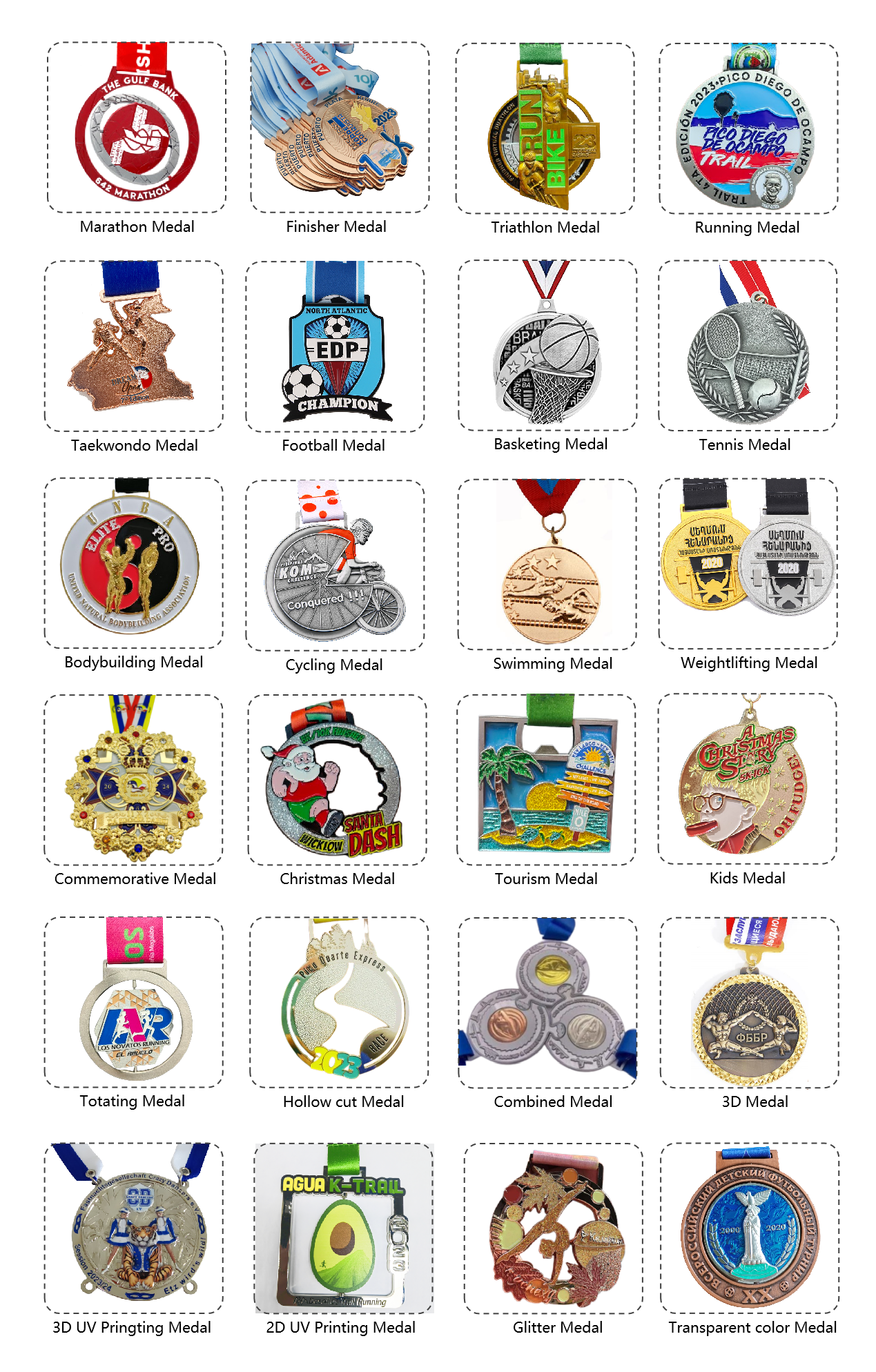 Custom medal type example 1