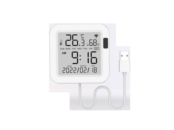 Glomarket Tuya Wifi Smart Temperature Humidity Sensor Wireless Home Thermometer