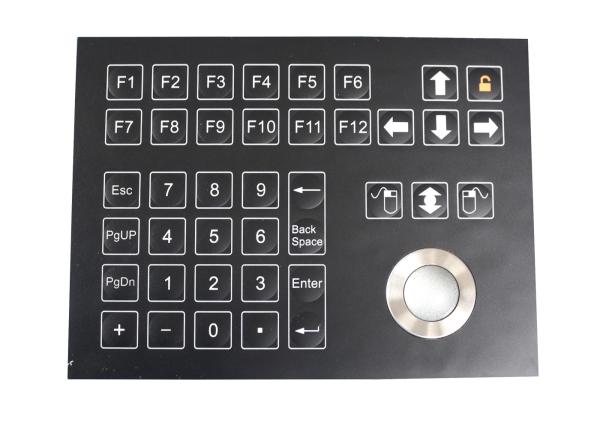 Quality Omron Switch Industrial Membrane Keypad IP67 800DPI Dynamic Optical Trackball for sale