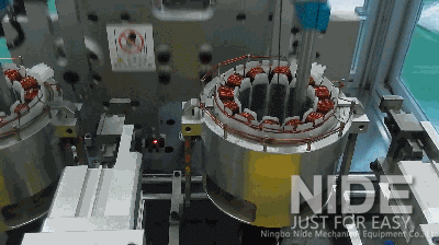 BLDC fan motor stator automatic needle winding Machine