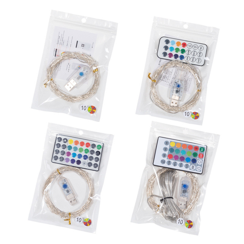 Multi Color Changing Fairy Lights USB Plug In Fairy String Lights Remote Timer