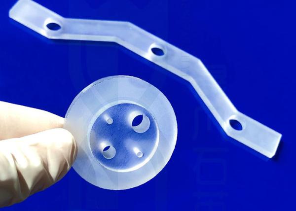Quality Cnc Machined Frosted Surface Fused Quartz Plate for sale
