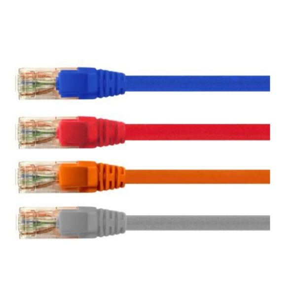 Modula Rj45 Patch Cord , 6FT Cat6 Ethernet Patch Cable Waterproof Red