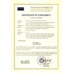 Shenzhen Shinuoqi Electronical Science and Technology Co. td. Certifications