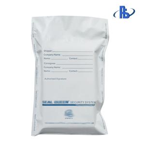 China Waterproof Tamper Evident Security Bags , Self Adhesive Bank Deposit Bags wholesale
