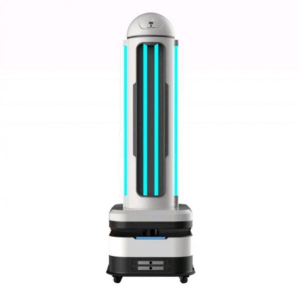 Quality Infrared Body Temperature Monitoring UV Light Disinfection Robot / Portable Disinfection Robot for sale