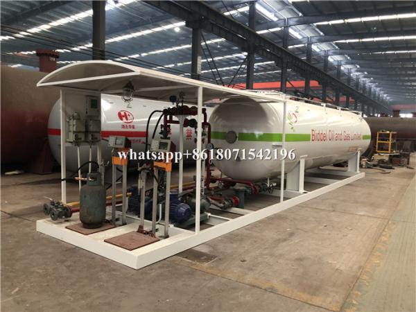Quality 10 Tons Transporting Large Propane Tanks New Condition Gas Mobile Filling Station for sale