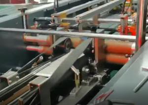 China Hardboard Box Folding Machine Fully Automatic Cell Phone Cover Making Machine wholesale