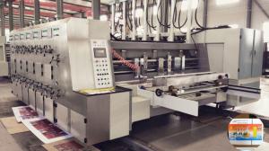 Corrugated Carton Flexo Printing And Die Cutting Machine Easy Using