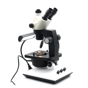 China 50X Magnification Trinocular Gemological Microscope For Diamond wholesale