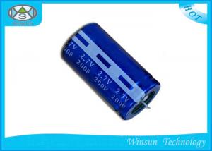 China Pin Type Low ESR Supercapacitor , 400 Farad Capacitor 2.7v 16 x 35mm wholesale