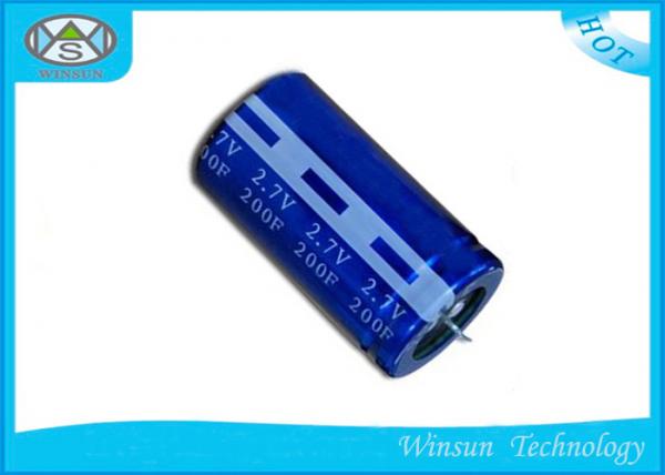 Quality Pin Type Low ESR Supercapacitor , 400 Farad Capacitor 2.7v 16 x 35mm for sale