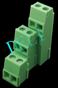 China DL128A3-XX-5.0/5.08mm PCB Connector 2 Pole Pcb Panel Mount Terminal Block 300V/20A on sale