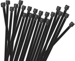 China Zip Ties Heavy Duty 8 Inch, Premium Plastic Wire Ties With Tensile Strength, Self-Locking Black Nylon Tie Wrap wholesale
