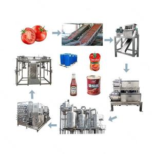 Tomato Sauce Processing Line Customized Tomato Products Processing Plant Complete Set Of Machines