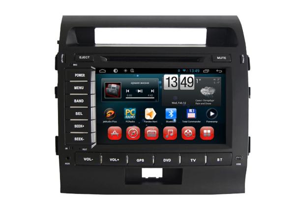Quality In dash Toyota Land Cruiser GPS Navigation 3G WIFI vehicle navigation system DDR3 1GB for sale
