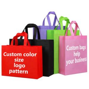 Spunbond Non Woven Bag Environmental Regeneration Foldable Customizable with Logo
