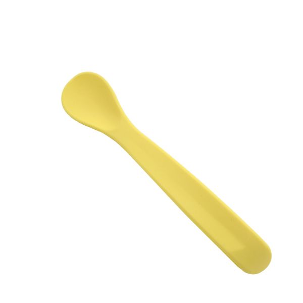 Customized Food Grade Silicone Baby Spoon Toddler Fork Tableware