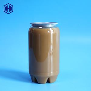China 350ML 123MM Plastic Soda Cans For Beverages Milk Tea wholesale