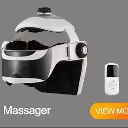 Quality Four Modes Electric Scalp Massager Helmet 90 Minutes Eye Head Massager for sale