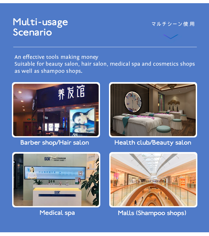 Desktop Scalp Analysis Care Machine for Skin Hair and Follicle Analysis For Commercial