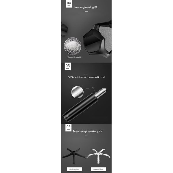 Direct PU 3 Years After-sales Cycle Mesh Swivel Computer Chair with High Backrest