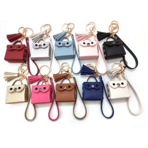 China Lightweight Mini Purse Keychain , Gold Plating Mini Handbag Keychain wholesale