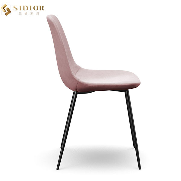 ODM Upholstery Dining Chair Modern Comfortable Fabric Chairs SGS Approved