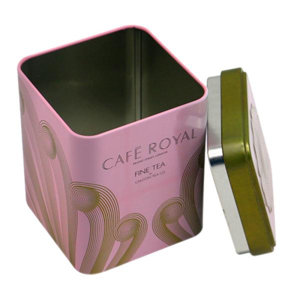Quality Custom Rectangle Tin Can for High Quality Tea Metal Chocolate Tin Candy Tin Can Cookies Tin Case Sweet Packaging Tin Box for sale