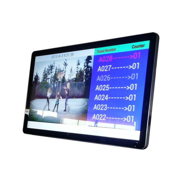 21.5 inch Hospital/Clinic/pharmacy/Doctor Room Wireless Or Wired LED/LCD Token Number display queuing management system