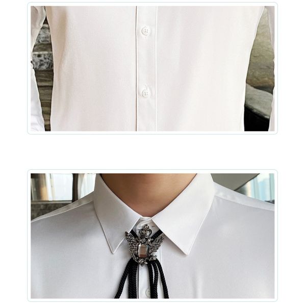 5000 Men's Formal Shirts in Casual Slim Cotton Long-Sleeved Design for Customization