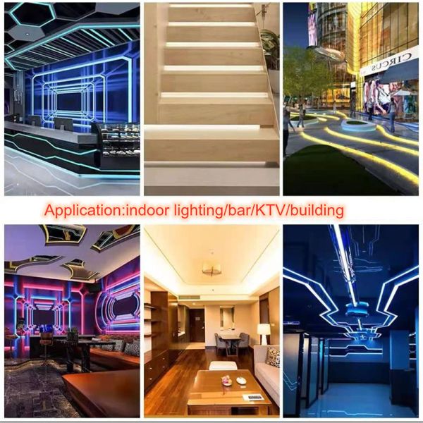 5mm 8mm 10mm led strip lights white warm white natural white color DC12V 24V 5 Meter 2835 flexible led strip SMD