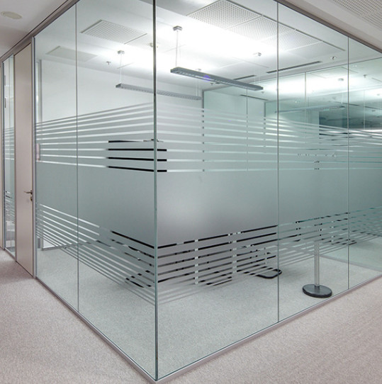 Customized Acid Etched Glass Windows Safety Frosted Glass Ultra Clear Anti Fog Mirror