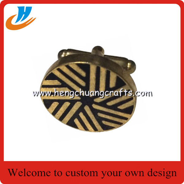 Fashion custom best price metal wedding souvenir gift cufflinks for men