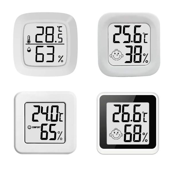 Quality ABS Digital Thermometer Controller Temperature Humidity Gauge 4.3*4.3*1.2cm for sale