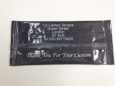 Disposable single packed customized disposable refreshing tissues