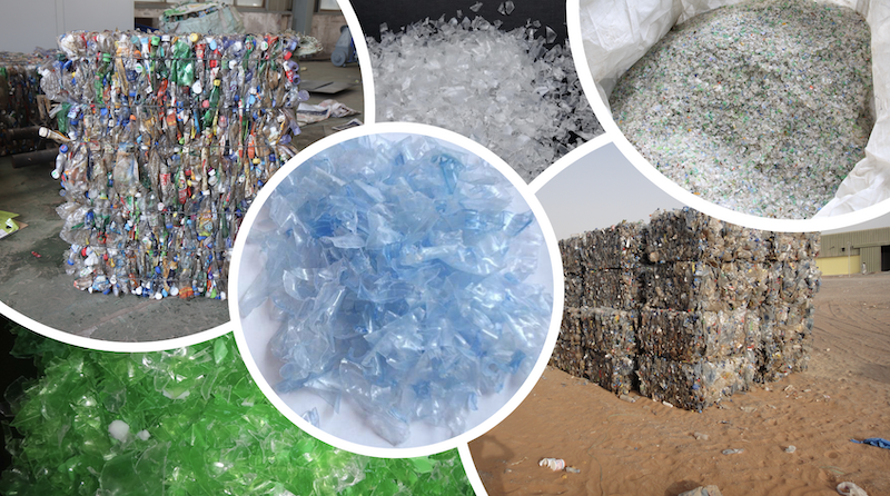 PET 7m3 Hr Plastic Waste Recycling Machine Washing 12mm