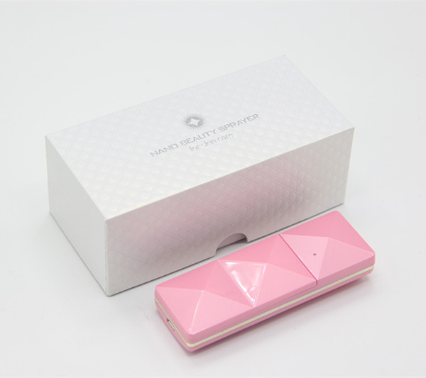 White / Pink Nano Handy Mist Spray , Nano Mister For Eyelash Extensions