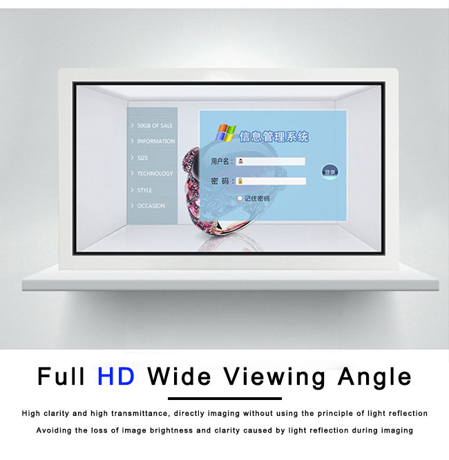 Large Transparent LCD Panel Touchscreen For Interactive Product Demos