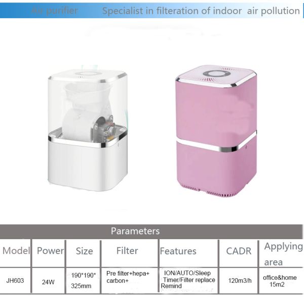 60m3/H UV Ionizer Air Purifier