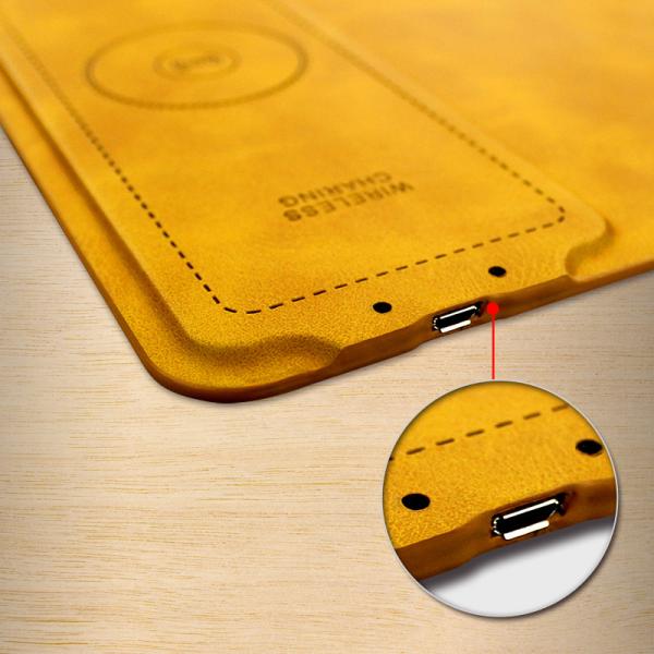 Quality MOUSE PAD WIRELESS CHARGER New PU Leather Qi universal Wireless Charging Pad mouse for iPhone X/8 charger Mouse Pad for sale