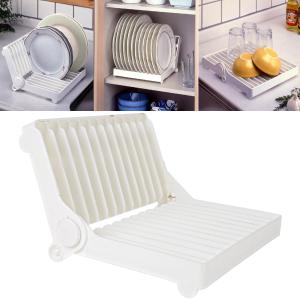 China Folding Plastic Plate Stands Purple Industrial Hanging Drying Dish Rack on sale