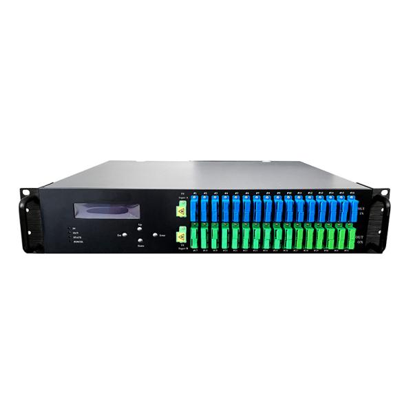 Quality 1530 - 1560nm CATV Optical Amplifier EDFA 32 Outputs Ports With SC / APC Connector for sale