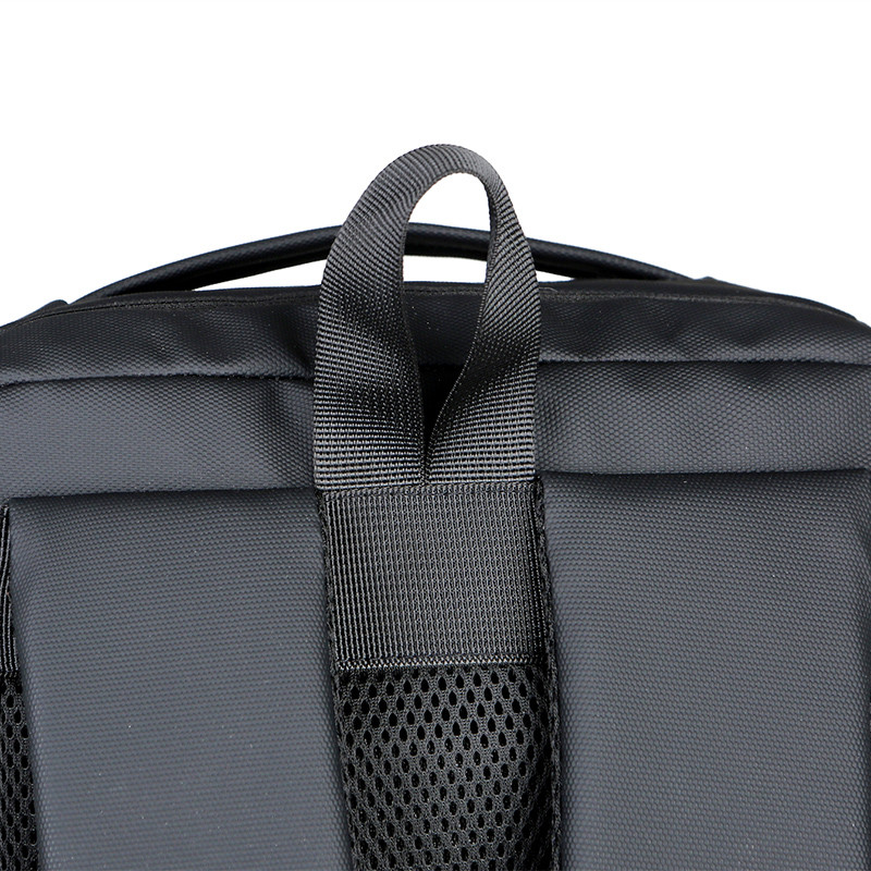 No Logo Ready Goods Black Laptop Backpack Complicate And Luxury Backpack