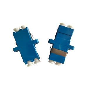 FTTH Duplex LC UPC Adapter , Plastic LC To LC Coupler Single Mode