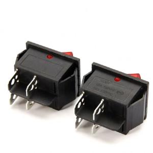 China original KCD4-201 16A/250V 4 Pin Rocker Switch red with Light wholesale