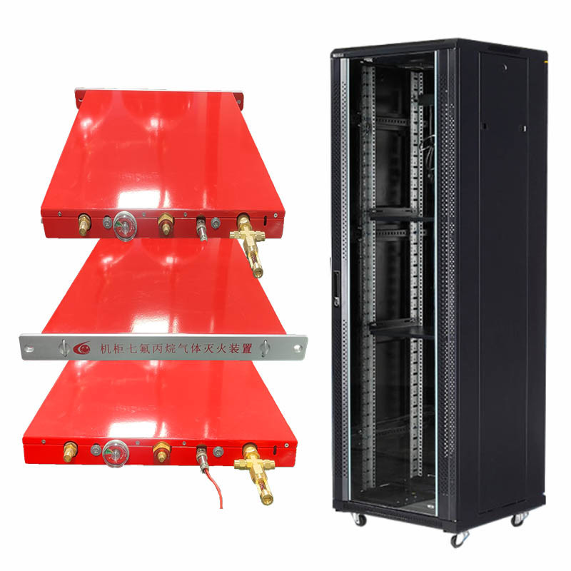 High Durability Rack Mount Fire Suppression System Server Rack Fire Suppression Unit