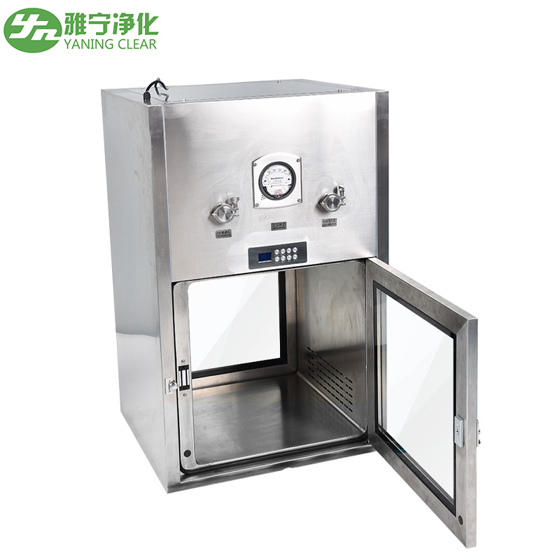 Laminar Air Flow Pass Box Airtight Interlock Dynamic Hatch 160W