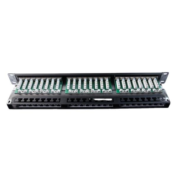 Quality 48 Port Networking Patch Panel for Cat5e/Cat6/Cat6a/Cat7 Modular and Networking System for sale